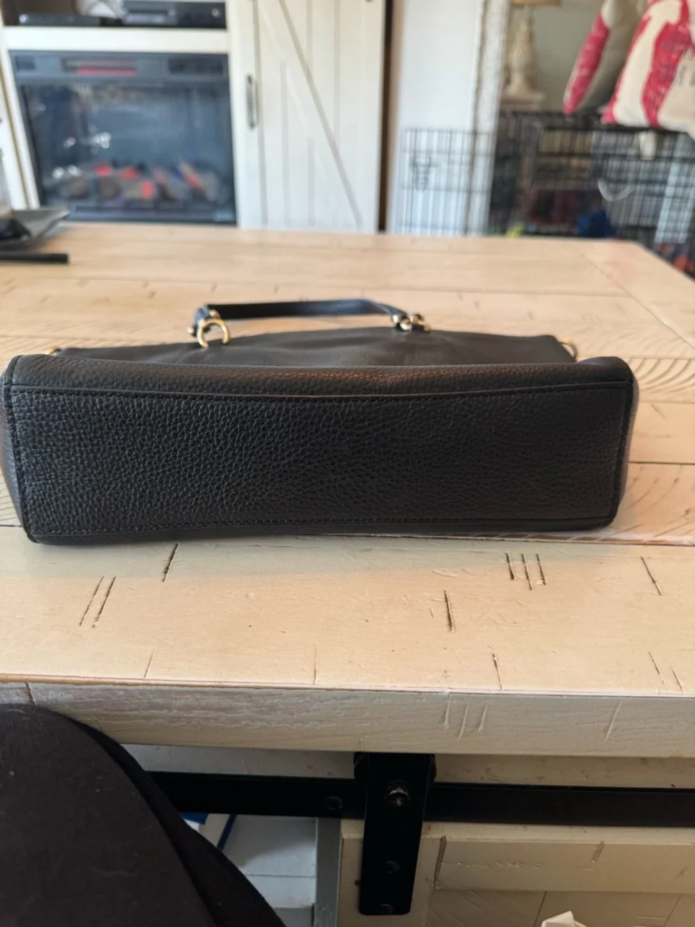 Coach Great Condition Black Pebbled Leather Tote Bag—I’ve never used this! - Picture 3 of 6